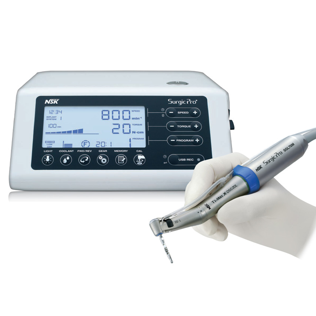 SURGIC PRO MOTOR PARA CIRUGIA  OPTICO  DE NSK CON CONTRANGULO